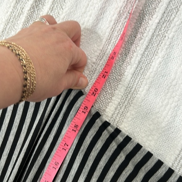 Gap Womens Maxi Striped Dress Sleeveless V Neck Drawstring Waist XS Black Gray - Picture 7 of 11